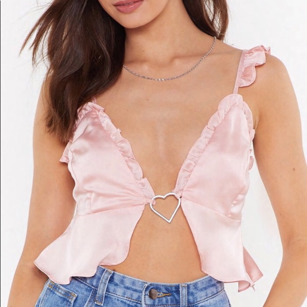 Nastygal heart top